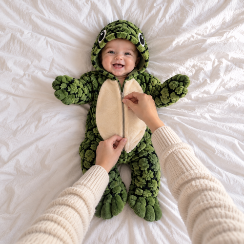 Avelo™ Little Turtle Plush Onesie