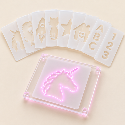 Avelo Glow Tracing Set – 12 stencil cards