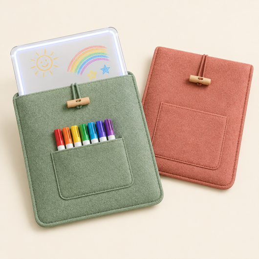 Avelo Glow Board carry sleeve with pen pocket